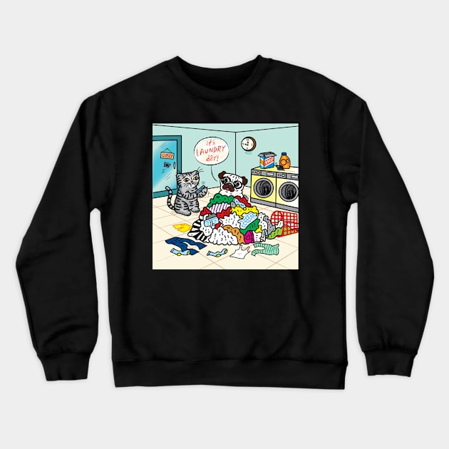 Laundry Day Crewneck Sweatshirt by sonhouse5